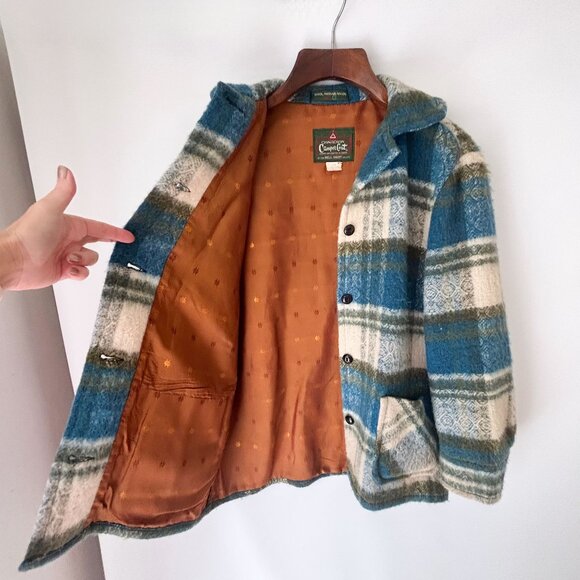 Vintage Wool Plaid Canadian Camper Coat - Picture 4 of 13